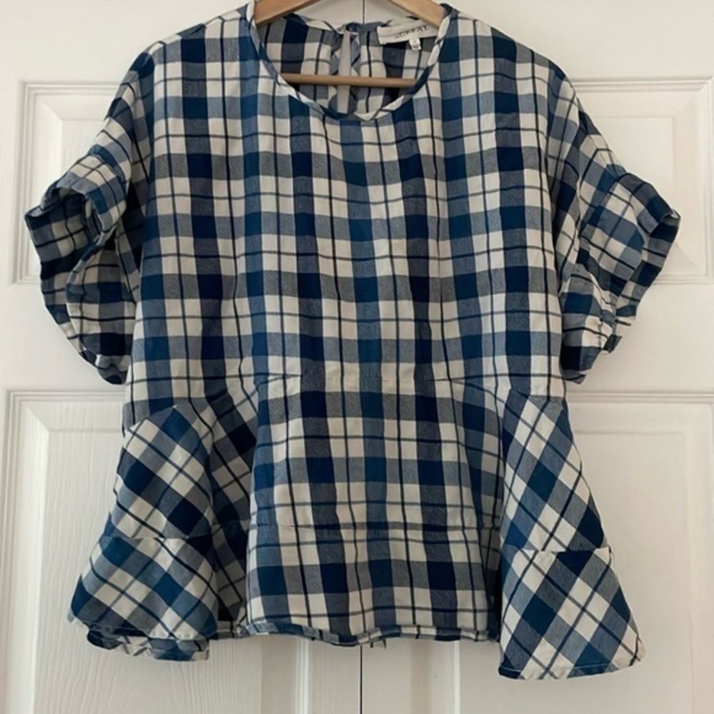The Great cotton flannel top